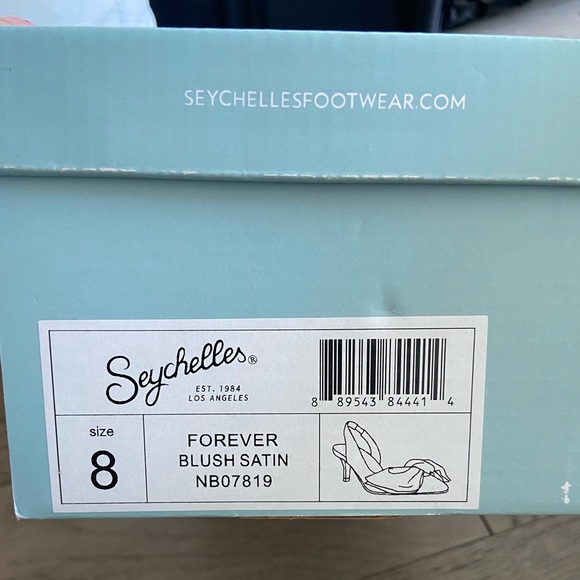 NEW IN BOX Anthropologie Seychelles satin bridal shoes size 8 - Picture 6 of 6